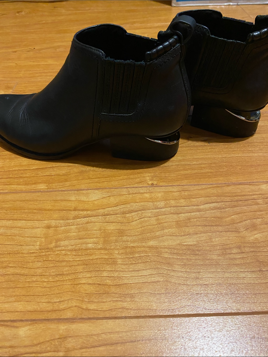 Alexander Wang Kori Black Leather Booties